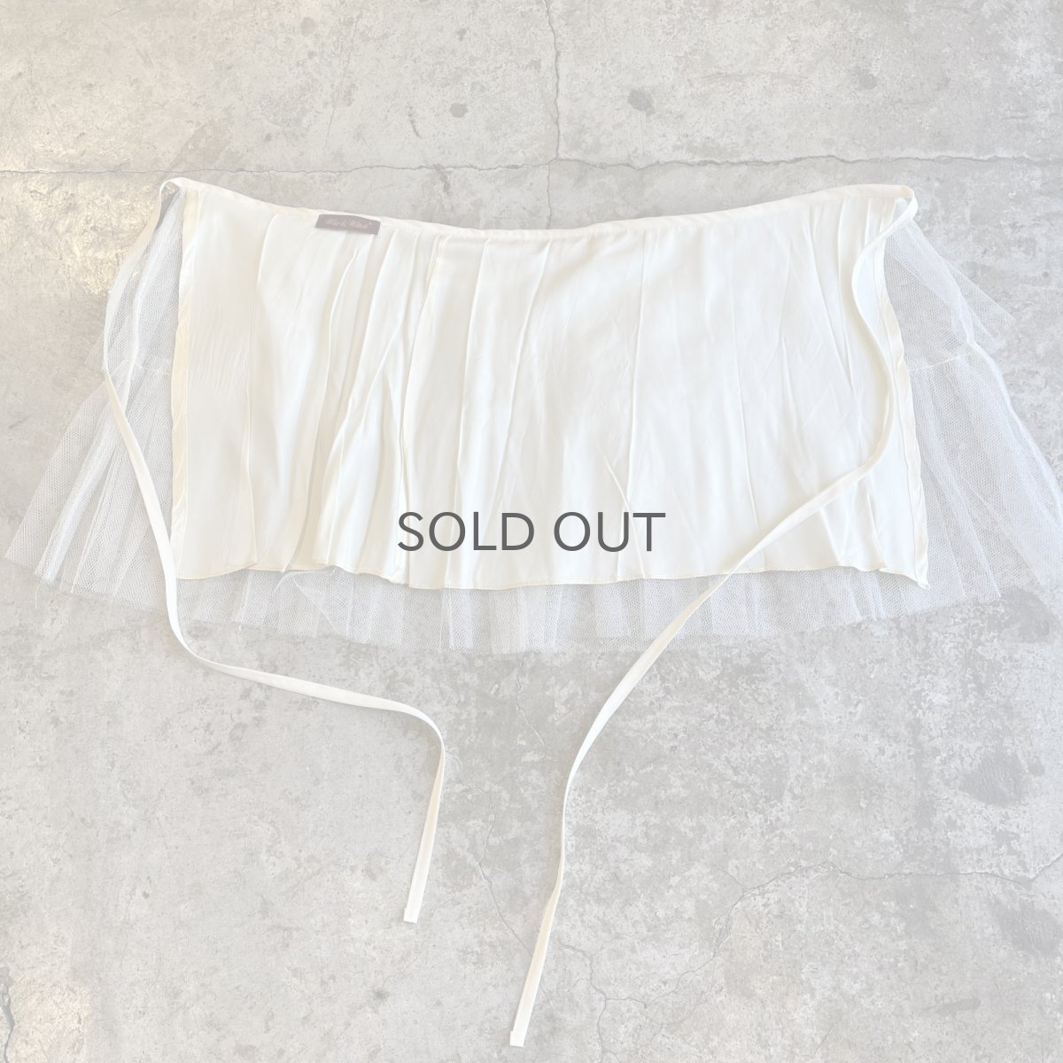 画像7: 【Wiz&Witch】"WANDERER" VTG TULLE WRAP SKIRT / FREE (7)