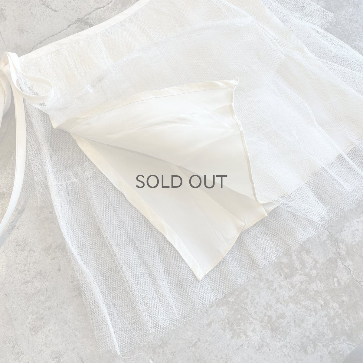 画像5: 【Wiz&Witch】"WANDERER" VTG TULLE WRAP SKIRT / FREE (5)