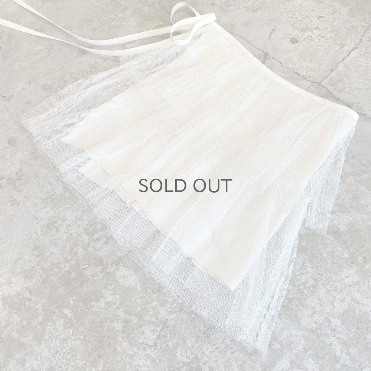 画像4: 【Wiz&Witch】"WANDERER" VTG TULLE WRAP SKIRT / FREE (4)