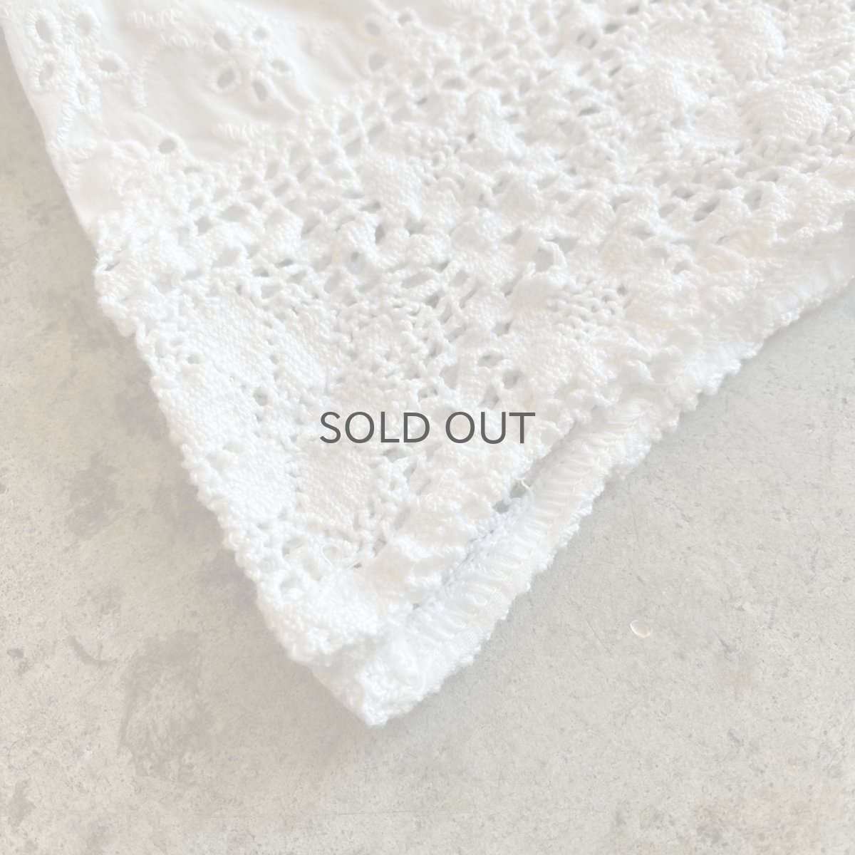 画像3: 【Wiz&Witch】"WANDERER" VTG COTTON LACE WRAP SKIRT / FREE (3)