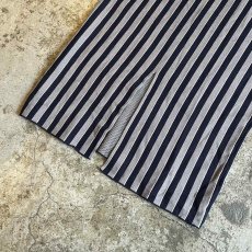 画像8: ALL OVER MULCH STRIPE PATTERN BACK SLIT LONG SKIRT / W26~W31 (8)