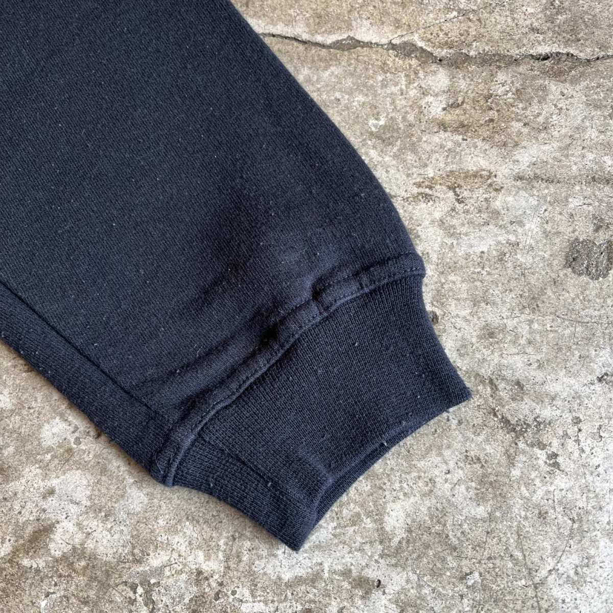 画像6: LOGO EMBROIDERY COLOR LINE DESIGN L/S SWEAT / Ladies M / MADE IN FRANCE (6)