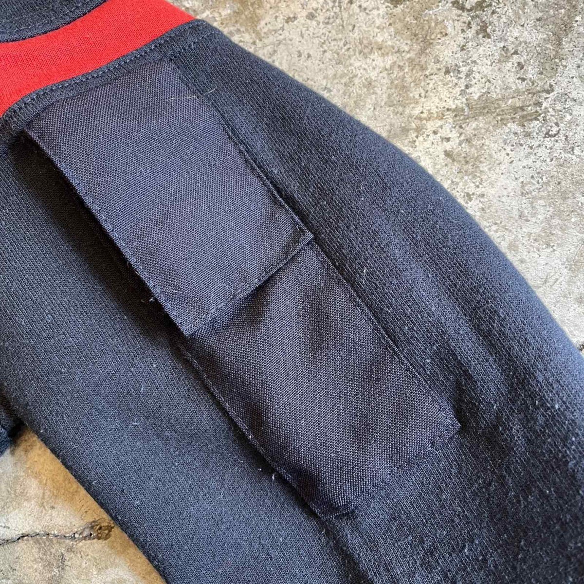 画像8: LOGO EMBROIDERY COLOR LINE DESIGN L/S SWEAT / Ladies M / MADE IN FRANCE (8)