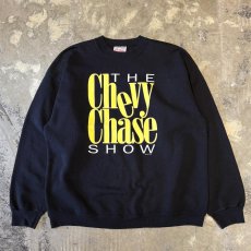 画像1: 90's "THE CHEVY CHASE SHOW" PRINTED SWEAT / Mens XL / MADE IN USA (1)