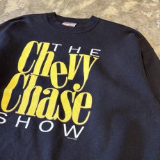 画像4: 90's "THE CHEVY CHASE SHOW" PRINTED SWEAT / Mens XL / MADE IN USA (4)