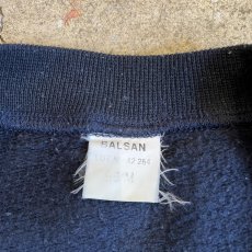 画像12: LOGO EMBROIDERY COLOR LINE DESIGN L/S SWEAT / Ladies M / MADE IN FRANCE (12)