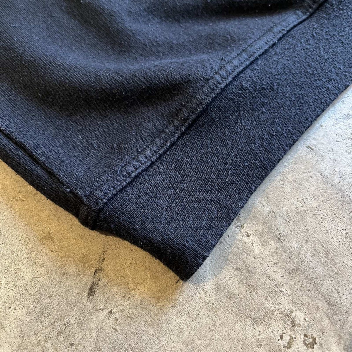 画像3: LOGO EMBROIDERY COLOR LINE DESIGN L/S SWEAT / Ladies M / MADE IN FRANCE (3)