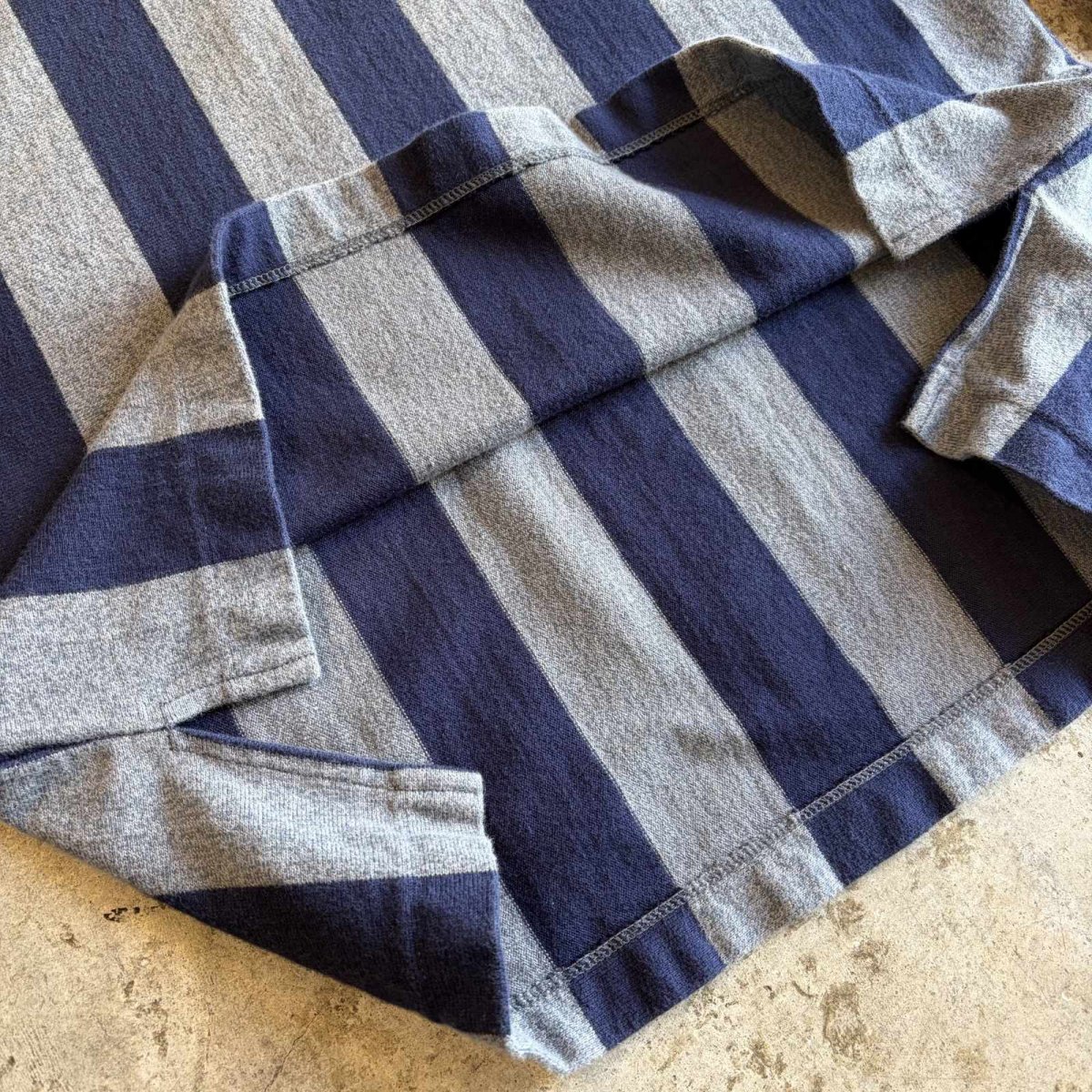 画像7: STRIPE COLOR DESIGN L/S RUGBY JERSEY SHIRT / Ladies M~L (7)