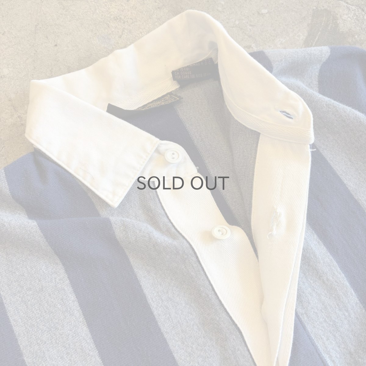 画像5: STRIPE COLOR DESIGN L/S RUGBY JERSEY SHIRT / Ladies M~L (5)