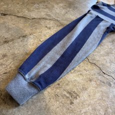 画像6: STRIPE COLOR DESIGN L/S RUGBY JERSEY SHIRT / Ladies M~L (6)