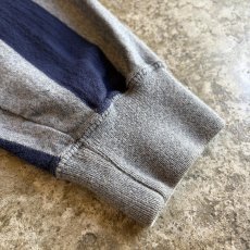 画像8: STRIPE COLOR DESIGN L/S RUGBY JERSEY SHIRT / Ladies M~L (8)