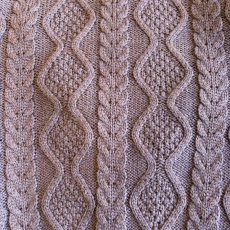 画像9: V NECK FRINGE POINT DESIGN KNIT SWEATER / Ladies M (9)