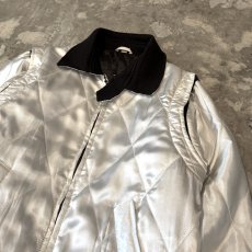 画像4: BACK SCORPION EMBROIDERY QUILTING ZIP UP JACKET / Mens M (4)