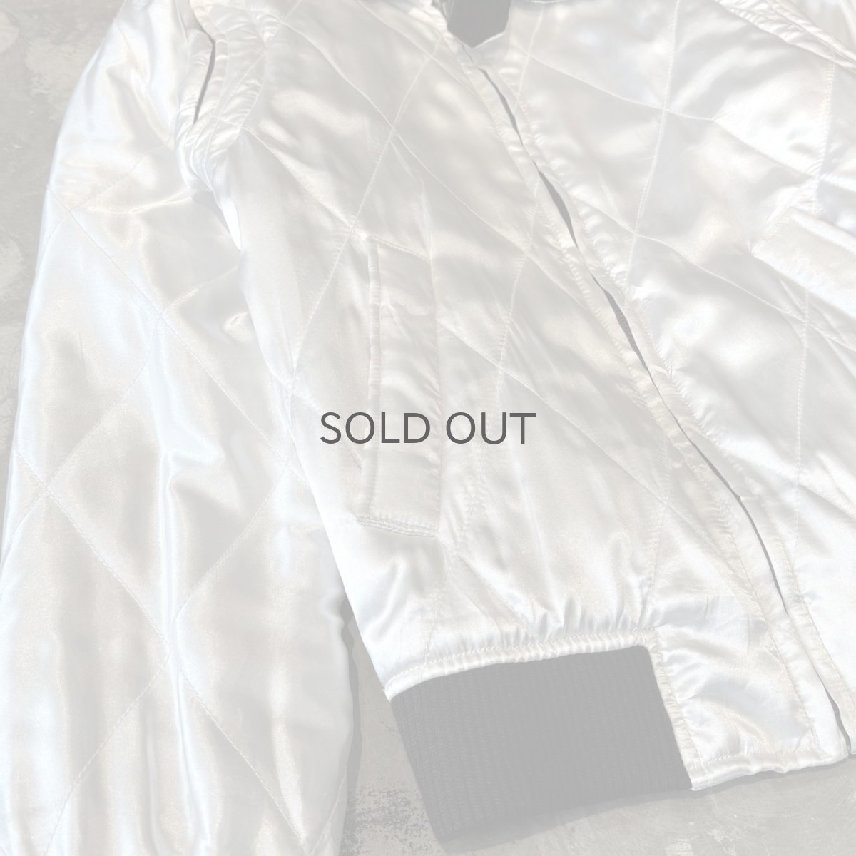 画像5: BACK SCORPION EMBROIDERY QUILTING ZIP UP JACKET / Mens M (5)