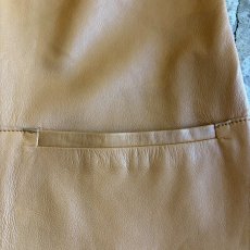 画像5: LAMB SKIN LEATHER DESIGN N/S ONE-PIECE / Ladies S~M / MADE IN USA (5)