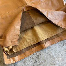 画像7: LAMB SKIN LEATHER DESIGN N/S ONE-PIECE / Ladies S~M / MADE IN USA (7)