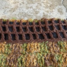 画像11: MIX COLOR EMBOSS DESIGN KNIT SKIRT / W28~W32 (11)