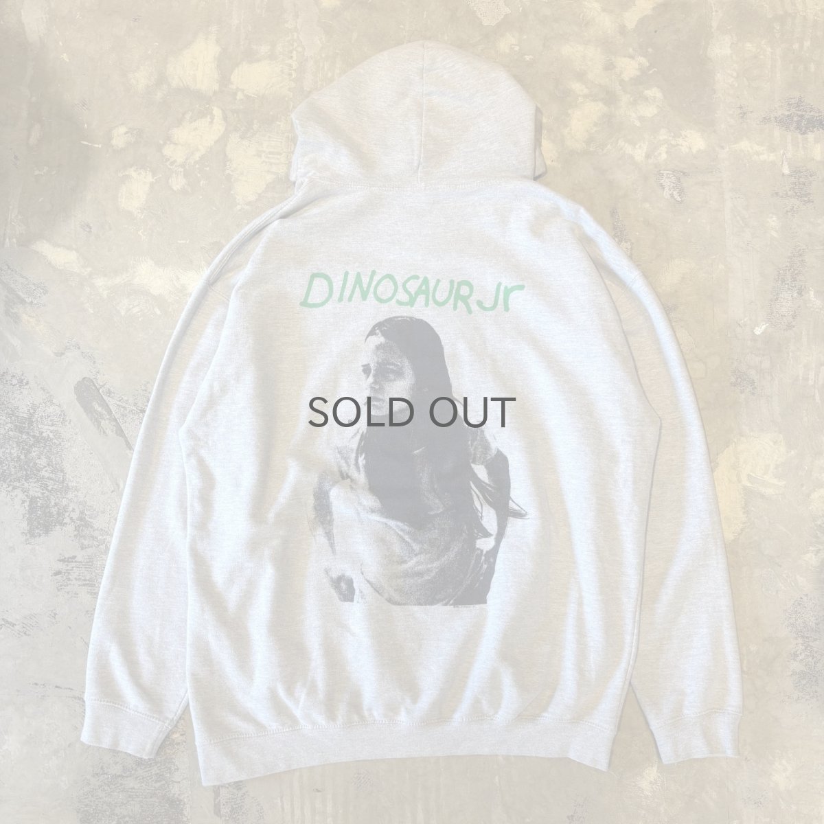 画像1: "DINOSAUR Jr" BOTH SIDE PRINTED HOODIE SWEAT / Mens XL (1)