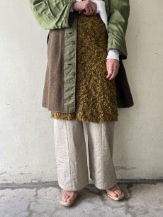 画像13: MIX COLOR EMBOSS DESIGN KNIT SKIRT / W28~W32 (13)