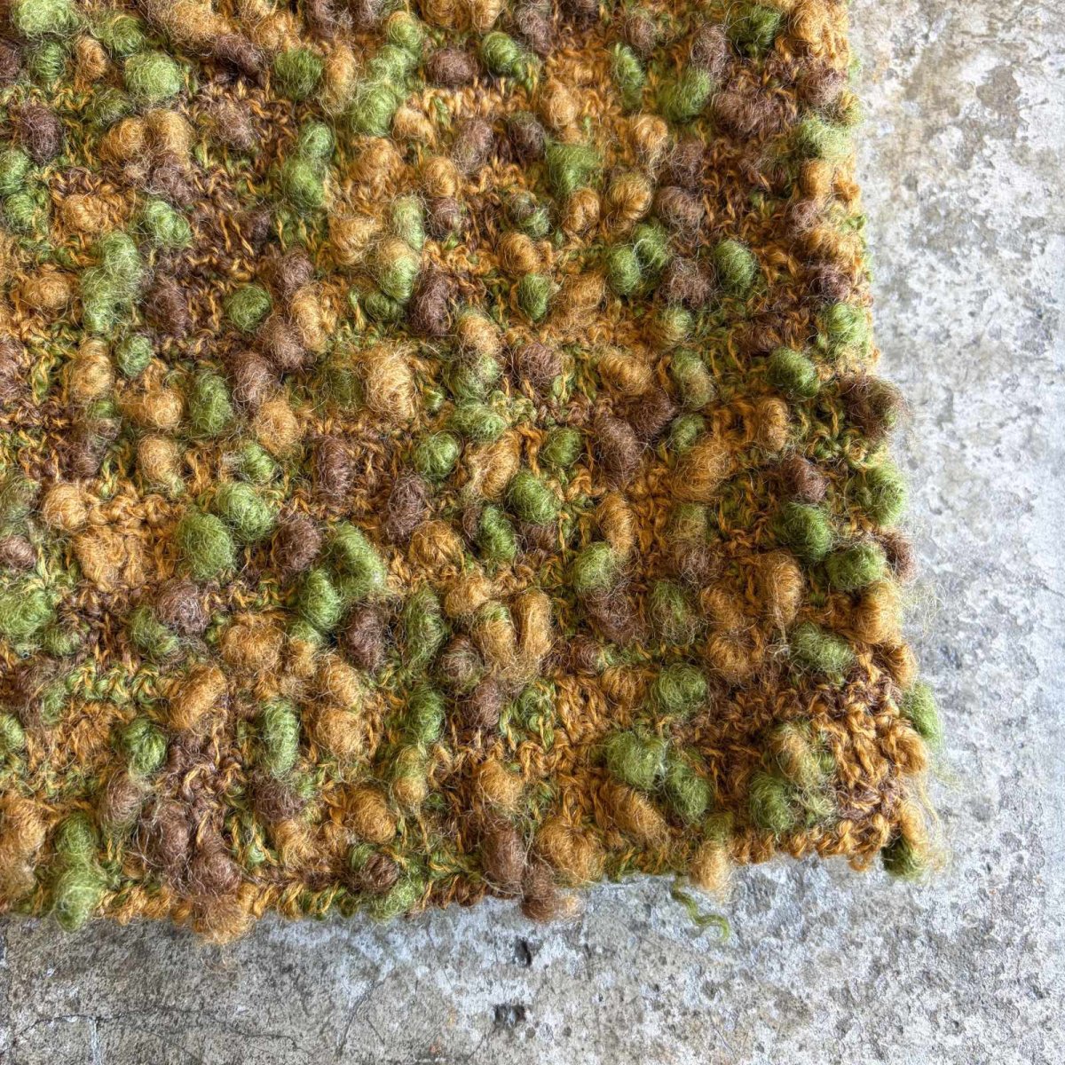 画像5: MIX COLOR EMBOSS DESIGN KNIT SKIRT / W28~W32 (5)