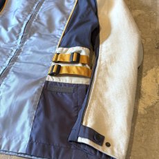 画像6: "BMW" MATERIAL SWITCHED DOUBLE ZIP RACING JACKET / Mens L / MADE IN HUNGARY (6)