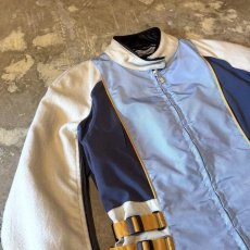 画像3: "BMW" MATERIAL SWITCHED DOUBLE ZIP RACING JACKET / Mens L / MADE IN HUNGARY (3)