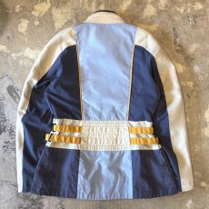 画像2: "BMW" MATERIAL SWITCHED DOUBLE ZIP RACING JACKET / Mens L / MADE IN HUNGARY (2)