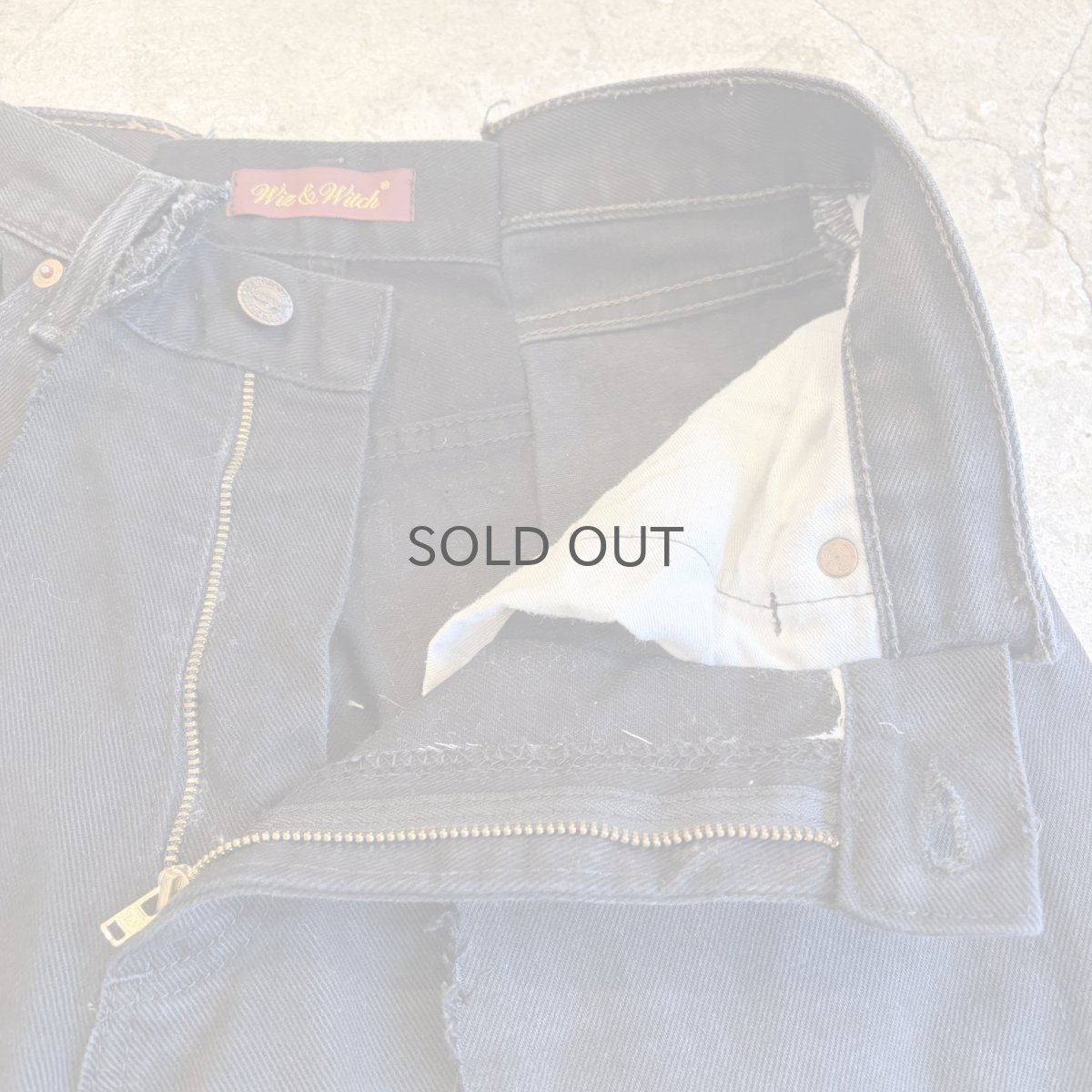 画像8: 【Wiz&Witch】 "TWINS" WIDE DENIM PANTS / W29 (8)