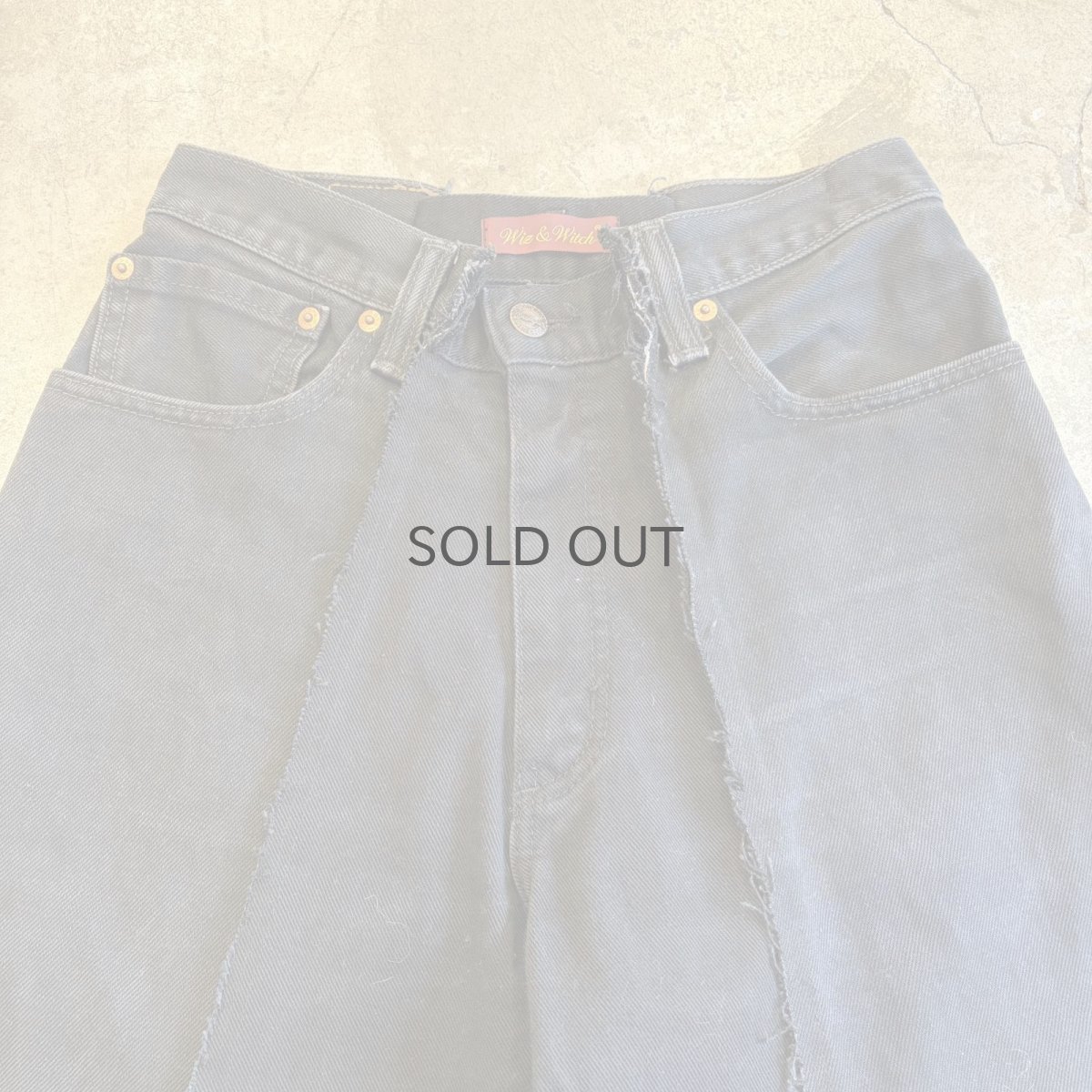 画像5: 【Wiz&Witch】 "TWINS" WIDE DENIM PANTS / W29 (5)