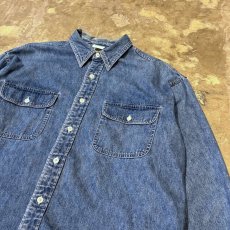 画像4: "LOONEY TUNES" BACK CHARACTER EMBROIDERY L/S SHIRT / Mens M(L~XL) (4)