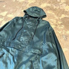 画像4: 【EDDIE BAUER】LUSTER GREEN NYLON ANORAK PARKA / Mens S(L) (4)