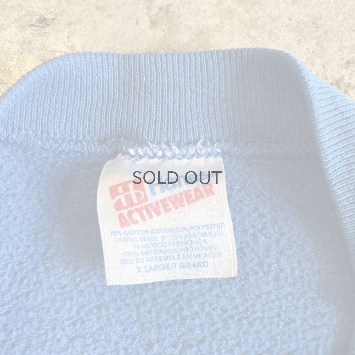 画像11: EMBROIDERY POINT DESIGN COLOR L/S SWEAT / Ladies L(XL)  (11)