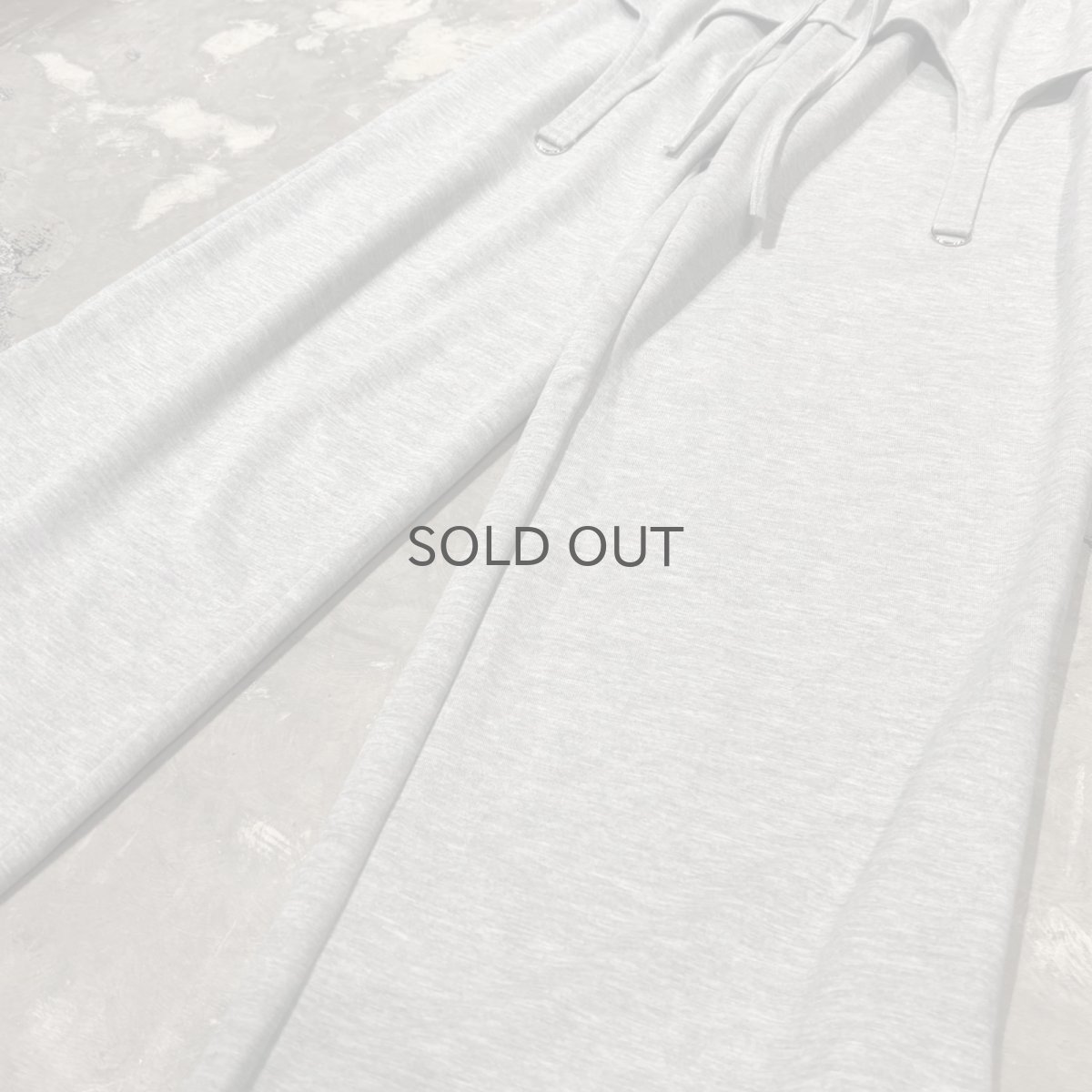 画像6: 【WONDERGROUND】D-CODE LAYERED WIDE SWEAT PANTS / GREY / OS (6)