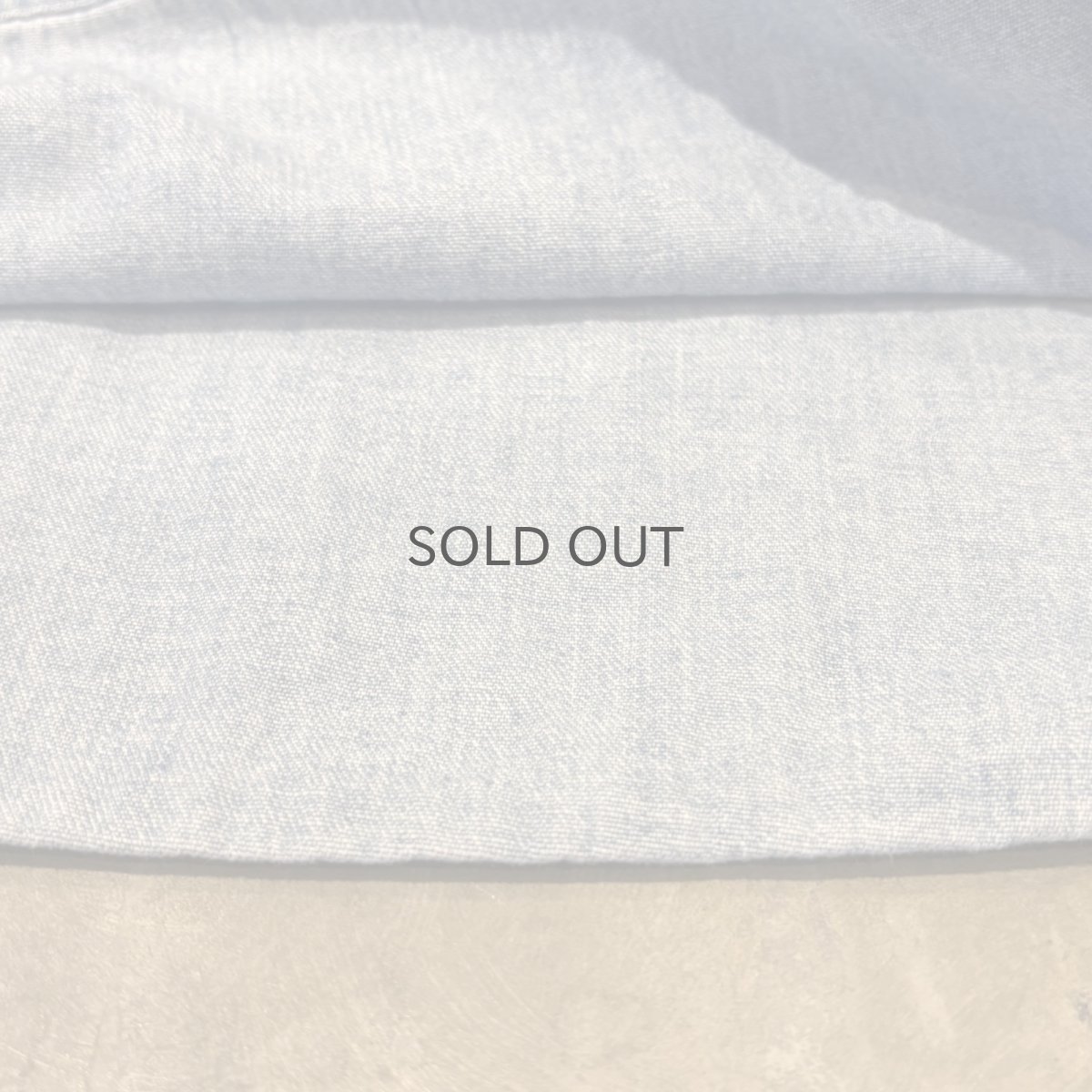 画像9: FRONT DETACHABLE BUTTON FLAP DENIM L/S SHIRT / Mens M(L) (9)