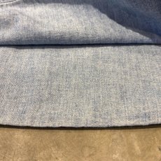 画像9: FRONT DETACHABLE BUTTON FLAP DENIM L/S SHIRT / Mens M(L) (9)