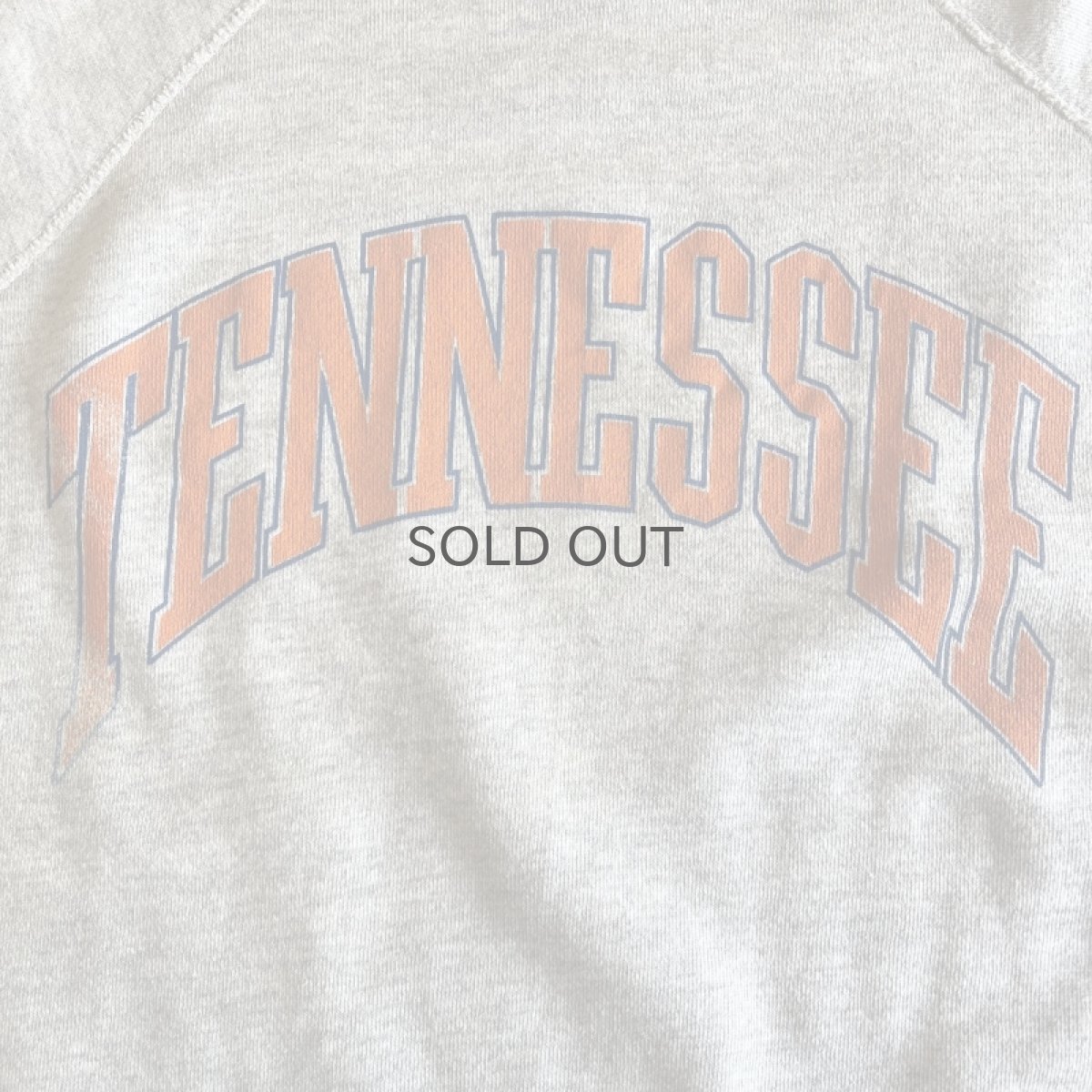 画像11: 90's "TENNESSEE" COLOR LOGO POINT DESIGN L/S SWEAT / Ladies L(XL) / MADE IN USA (11)