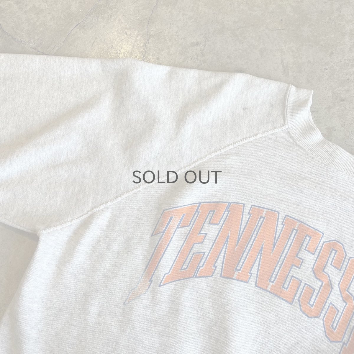 画像10: 90's "TENNESSEE" COLOR LOGO POINT DESIGN L/S SWEAT / Ladies L(XL) / MADE IN USA (10)