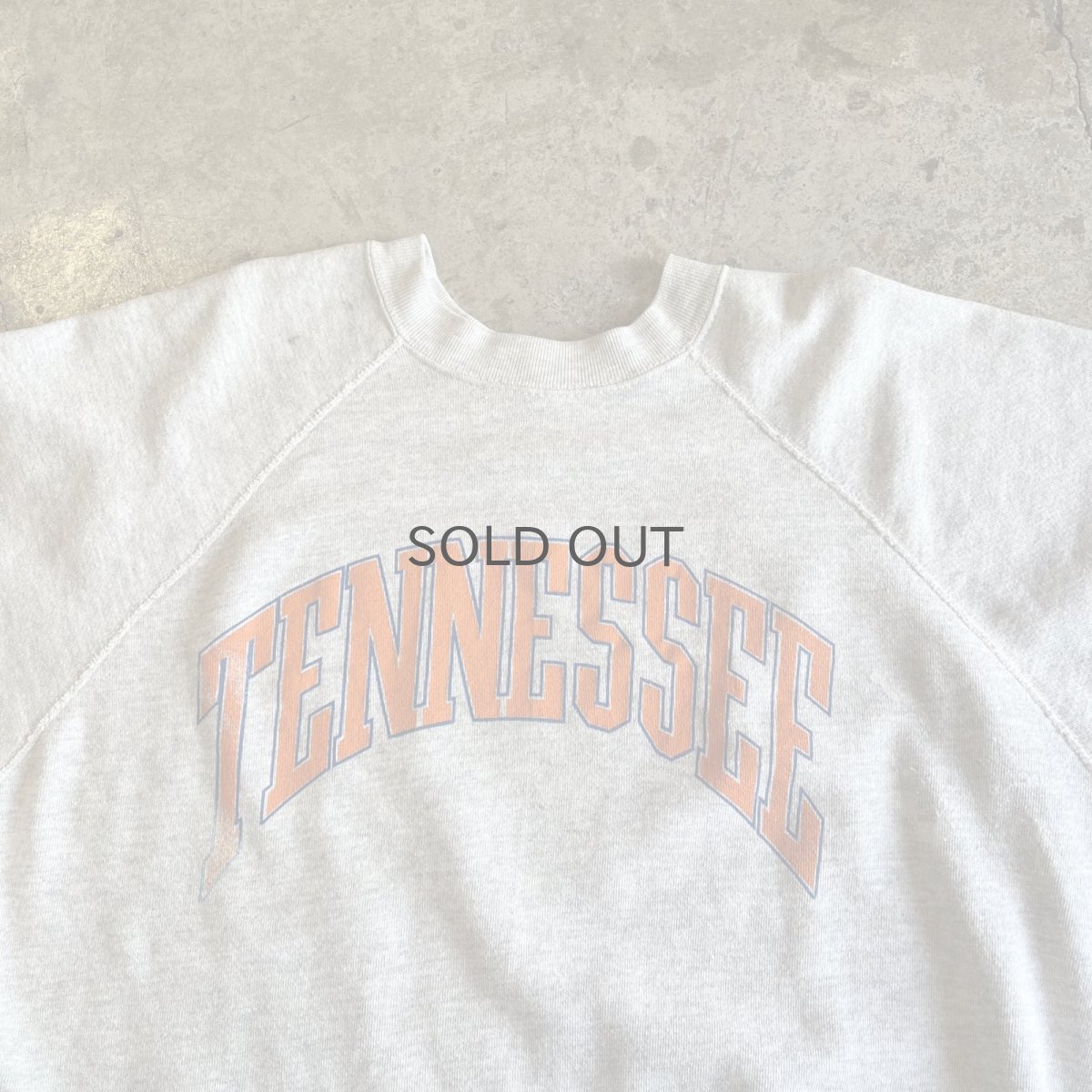 画像8: 90's "TENNESSEE" COLOR LOGO POINT DESIGN L/S SWEAT / Ladies L(XL) / MADE IN USA (8)