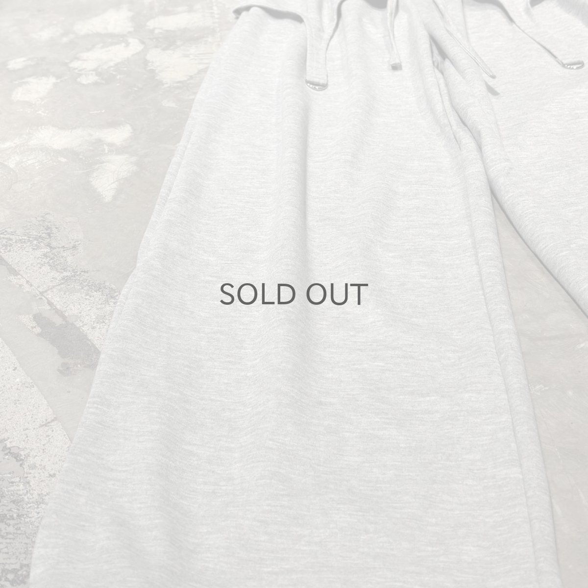 画像7: 【WONDERGROUND】D-CODE LAYERED WIDE SWEAT PANTS / GREY / OS (7)