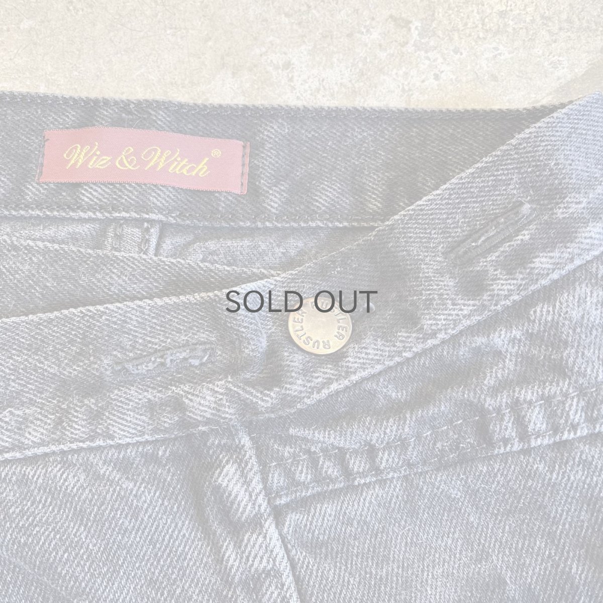 画像8: 【Wiz&Witch】"WEIRD" FUTURE WRAP DENIM PANTS / FREE (8)