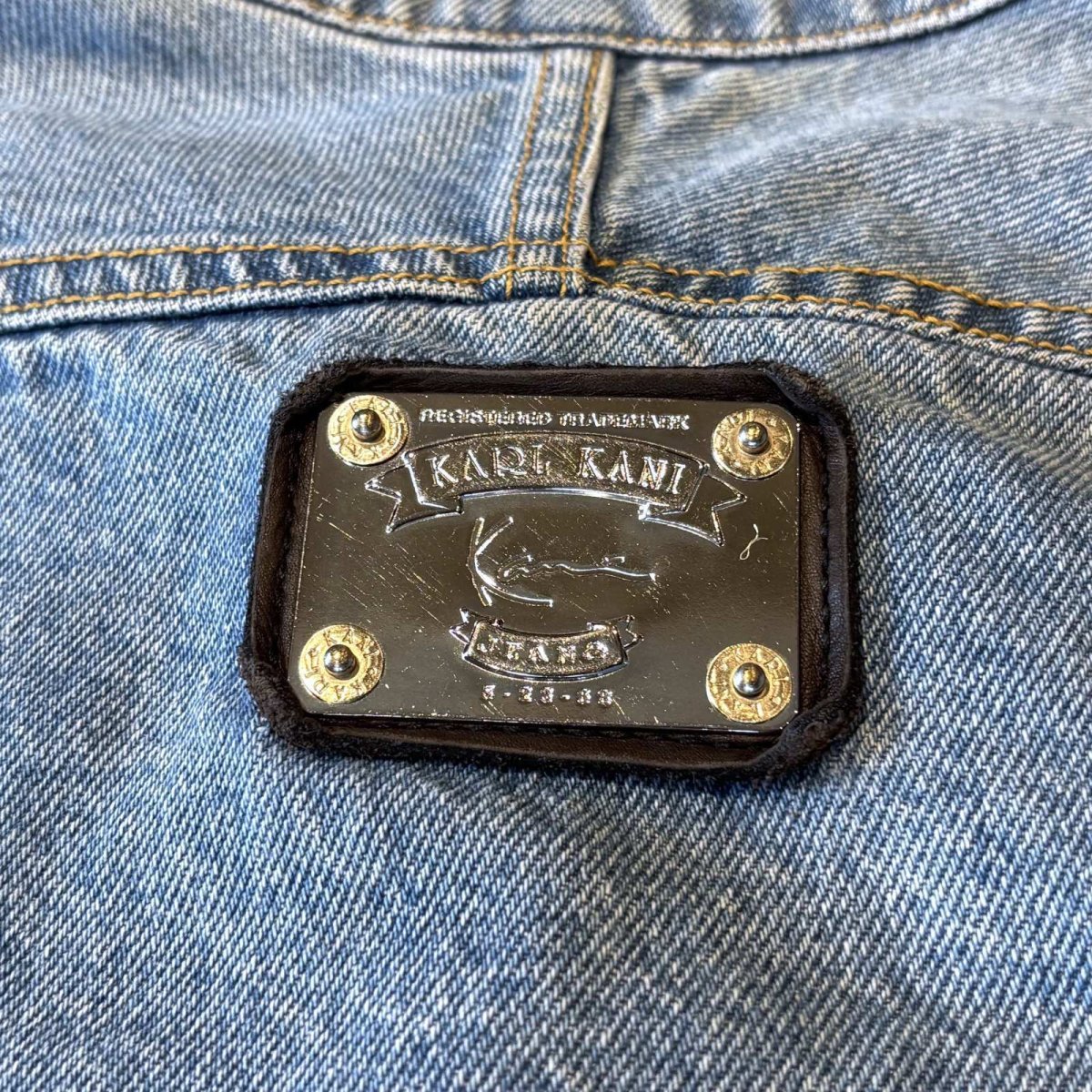 画像10: OCTAGON SHAPE POCKET DENIM JACKET / Mens XL / MADE IN USA (10)