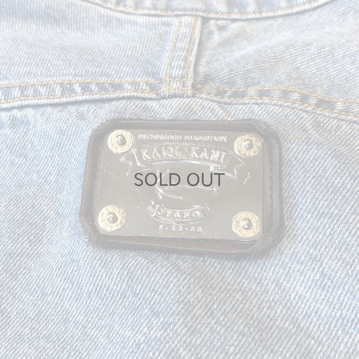 画像10: OCTAGON SHAPE POCKET DENIM JACKET / Mens XL / MADE IN USA (10)