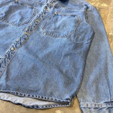画像6: OCTAGON SHAPE POCKET DENIM JACKET / Mens XL / MADE IN USA (6)