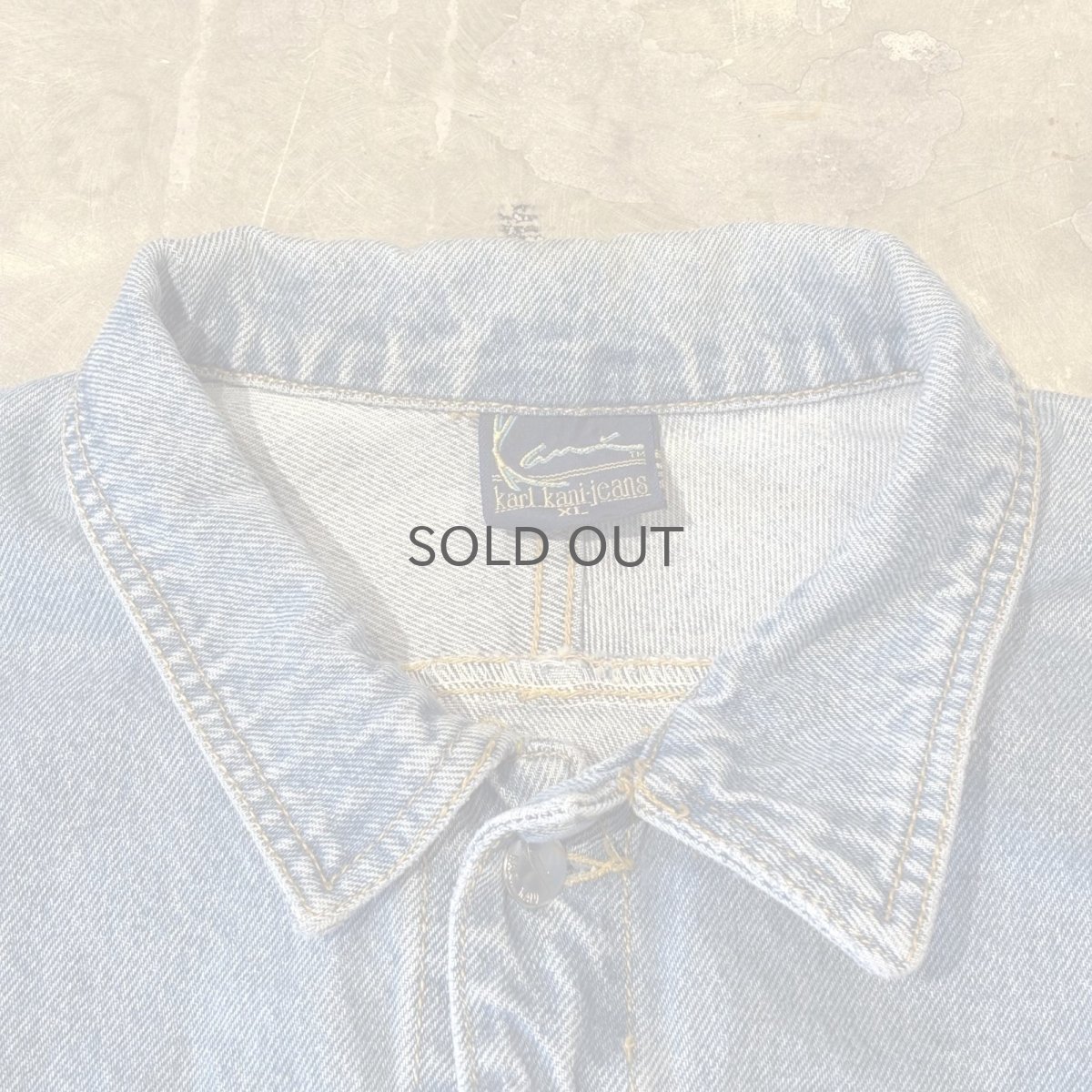 画像11: OCTAGON SHAPE POCKET DENIM JACKET / Mens XL / MADE IN USA (11)