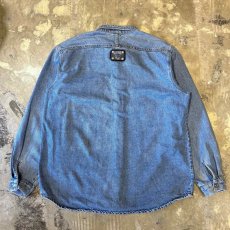 画像2: OCTAGON SHAPE POCKET DENIM JACKET / Mens XL / MADE IN USA (2)