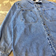 画像5: OCTAGON SHAPE POCKET DENIM JACKET / Mens XL / MADE IN USA (5)