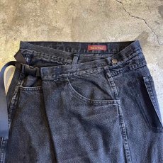 画像6: 【Wiz&Witch】"WEIRD" FUTURE WRAP DENIM PANTS / FREE (6)