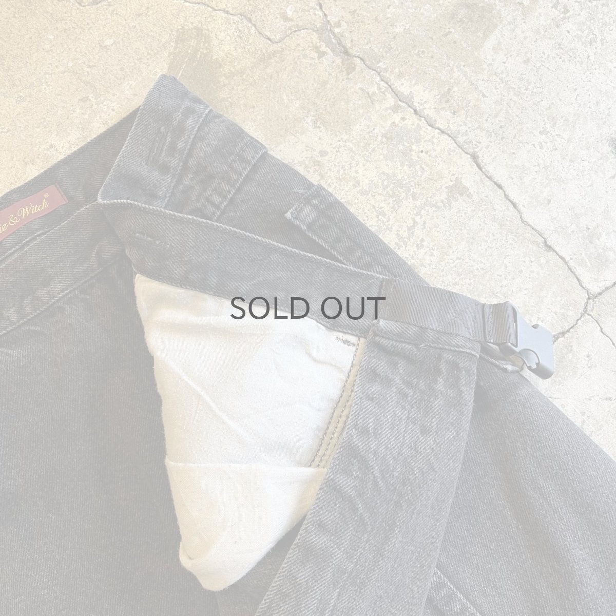 画像10: 【Wiz&Witch】"WEIRD" FUTURE WRAP DENIM PANTS / FREE (10)