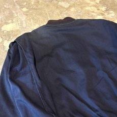 画像9: 【ALPHA】HI-NECK ZIP UP COTTON JACKET / Mens L / MADE IN USA (9)
