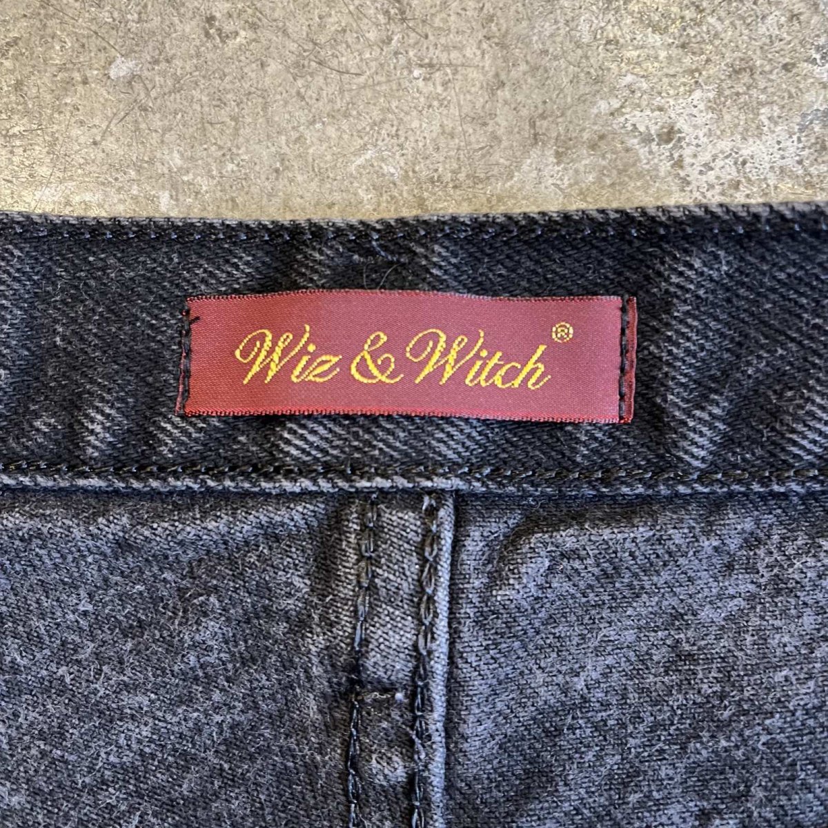 画像11: 【Wiz&Witch】"WEIRD" FUTURE WRAP DENIM PANTS / FREE (11)